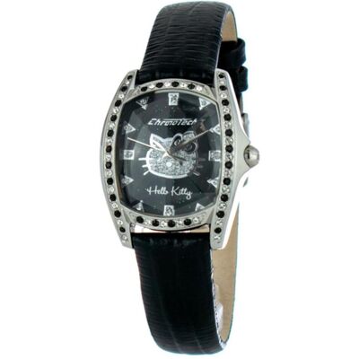 Chronotech, Armbanduhr, Damenuhr CT7094SS-51, Silber, Schwarz, (40 mm) Chronotech, Armbanduhr, Damenuhr CT7094SS-51, Silber, Schwarz, (40 mm)