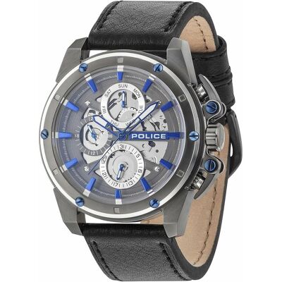 Police, Armbanduhr, Splinter, Schwarz, Grau, (Analoguhr, 47 mm) Police, Armbanduhr, Splinter, Schwarz, Grau, (Analoguhr, 47 mm)