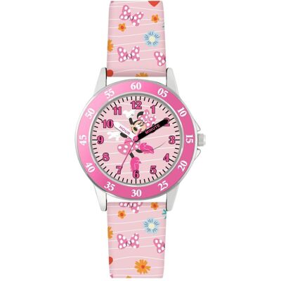 Disney Armbanduhr, Minnie Time Teacher, Rosa, (Analoguhr) Disney Armbanduhr, Minnie Time Teacher, Rosa, (Analoguhr)