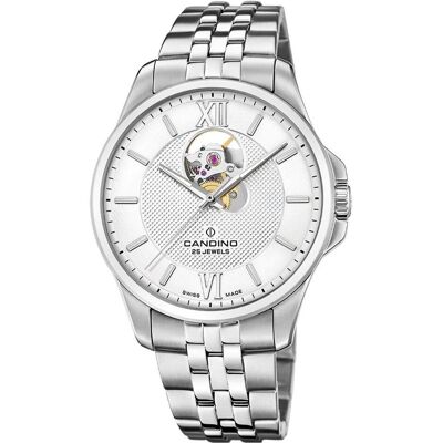 Candino, Armbanduhr, Automatic, Silber, (Analoguhr, 42 mm) Candino, Armbanduhr, Automatic, Silber, (Analoguhr, 42 mm)