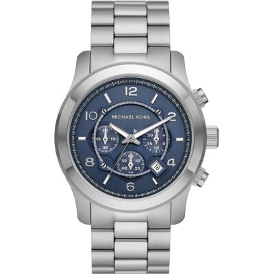 Michael Kors, Armbanduhr, Runway, Silber, (Chronograph, 45 mm) Michael Kors, Armbanduhr, Runway, Silber, (Chronograph, 45 mm)