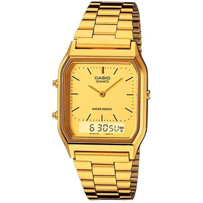 Casio Armbanduhr, AQ-230GA-9B, Gold, (28 mm) Casio Armbanduhr, AQ-230GA-9B, Gold, (28 mm)