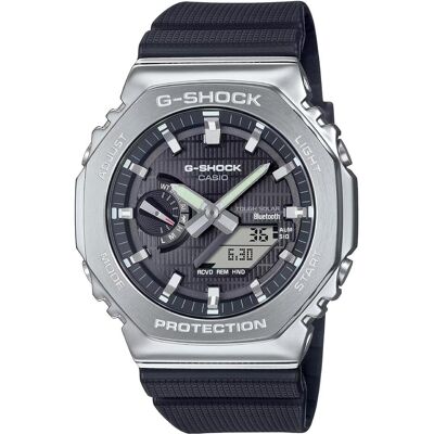 G-Shock, Armbanduhr, GBM-2100-1A, Silber, Schwarz, (Chronograph, 44.40 mm) G-Shock, Armbanduhr, GBM-2100-1A, Silber, Schwarz, (Chronograph, 44.40 mm)