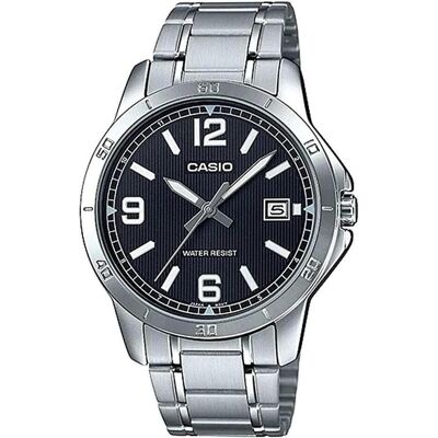 Casio Armbanduhr, Enticer Gent, Schwarz, Silber, (41.50 mm) Casio Armbanduhr, Enticer Gent, Schwarz, Silber, (41.50 mm)
