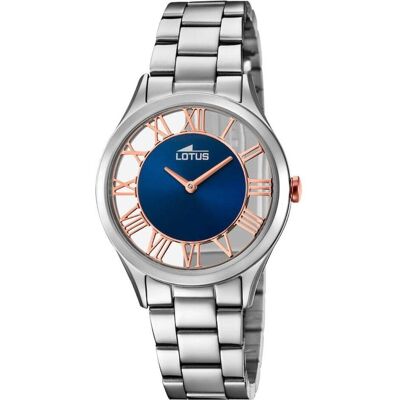 Lotus Armbanduhr, UHR 18395/6 BLAUES 316L-EDELSTAHLARMBAND, DAMEN, Blau, (28 mm) Lotus Armbanduhr, UHR 18395/6 BLAUES 316L-EDELSTAHLARMBAND, DAMEN, Blau, (28 mm)