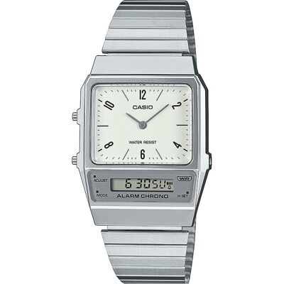 Casio Armbanduhr, AQ-800E-7A2EF, Silber, Weiss, (Chronograph, 32 mm) Casio Armbanduhr, AQ-800E-7A2EF, Silber, Weiss, (Chronograph, 32 mm)