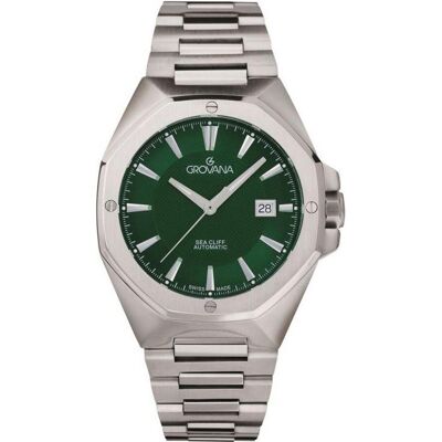 Grovana, Armbanduhr, Sea Cliff-Kollektion – Automatikuhr, hergestellt in der Schweiz, (Swiss Made) Grovana, Armbanduhr, Sea Cliff-Kollektion – Automatikuhr, hergestellt in der Schweiz, (Swiss Made)