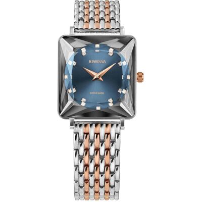 Jowissa, Armbanduhr, J8.781.M, Silber, Rosa, Blau, (Analoguhr, Swiss Made) Jowissa, Armbanduhr, J8.781.M, Silber, Rosa, Blau, (Analoguhr, Swiss Made)