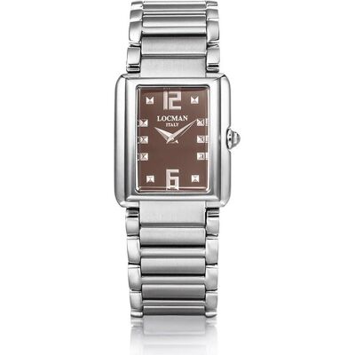 Locman, Armbanduhr, Italy Damenuhr Giannutri braun Titan / Stahl Ref. 670, Silber, (Analoguhr, 36 mm) Locman, Armbanduhr, Italy Damenuhr Giannutri braun Titan / Stahl Ref. 670, Silber, (Analoguhr, 36 mm)