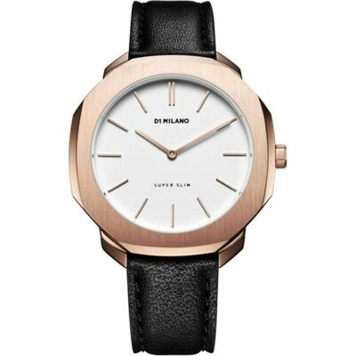 D1 Milano, Armbanduhr, Herrenuhr (Ø 36 mm), Schwarz, Silber, (36 mm) D1 Milano, Armbanduhr, Herrenuhr (Ø 36 mm), Schwarz, Silber, (36 mm)