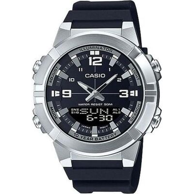 Casio Armbanduhr, U941, Schwarz, Silber, (Chronograph, 44 mm) Casio Armbanduhr, U941, Schwarz, Silber, (Chronograph, 44 mm)