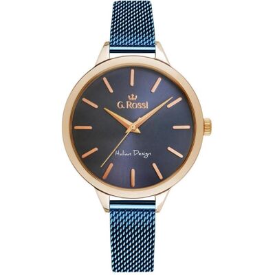 Gino Rossi, Armbanduhr, Watch G.Rossi WOMEN'S WATCH - 10296B (zg680j) + universal BOX, Rosa, Blau, (Analoguhr) Gino Rossi, Armbanduhr, Watch G.Rossi WOMEN'S WATCH - 10296B (zg680j) + universal BOX, Rosa, Blau, (Analoguhr)