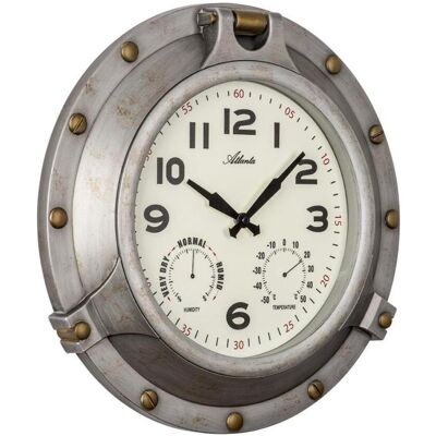 Atlanta Weiße Quarzuhr - Wanduhr Atlanta Weiße Quarzuhr - Wanduhr