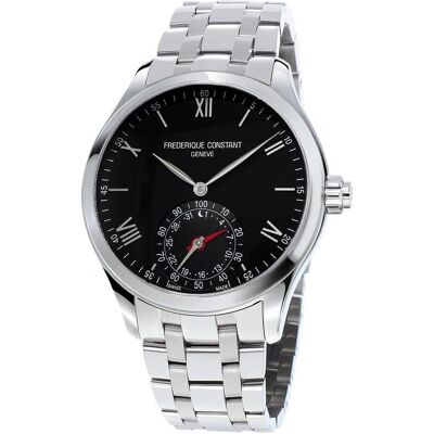 Frederique Constant, Armbanduhr, Mod. HOROLOGICAL, Schwarz, Silber, (42 mm) Frederique Constant, Armbanduhr, Mod. HOROLOGICAL, Schwarz, Silber, (42 mm)