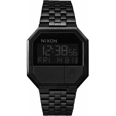 Nixon, Armbanduhr, Re-Run All Black, Schwarz, (Digitaluhr, 38.50 mm) Nixon, Armbanduhr, Re-Run All Black, Schwarz, (Digitaluhr, 38.50 mm)