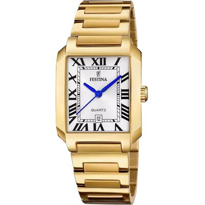 Festina, Armbanduhr, F20680/1, Silber, Gold, (Analoguhr, 29 mm) Festina, Armbanduhr, F20680/1, Silber, Gold, (Analoguhr, 29 mm)