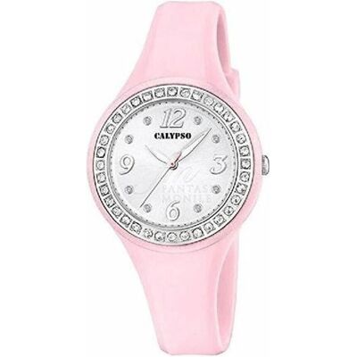 Calypso, Armbanduhr, K5567/C, Rosa, Weiss, (36.50 mm) Calypso, Armbanduhr, K5567/C, Rosa, Weiss, (36.50 mm)