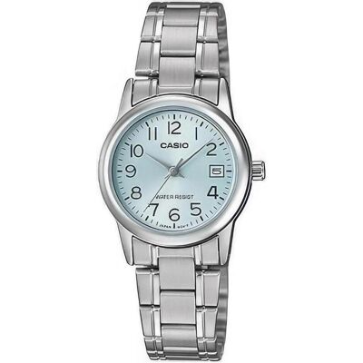 Casio Armbanduhr, Enticer, Türkis, Silber, (25 mm) Casio Armbanduhr, Enticer, Türkis, Silber, (25 mm)