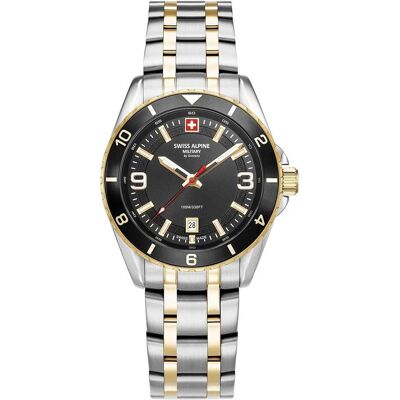 Swiss Alpine Military, Armbanduhr, 7034.1147 Sierra, Gold, Silber, (Swiss Made) Swiss Alpine Military, Armbanduhr, 7034.1147 Sierra, Gold, Silber, (Swiss Made)