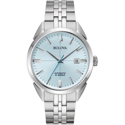Bulova, Armbanduhr, Surveyor, Blau, Silber, (Analoguhr, 42 mm) Bulova, Armbanduhr, Surveyor, Blau, Silber, (Analoguhr, 42 mm)