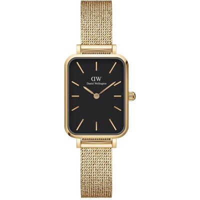 Daniel Wellington, Armbanduhr, Quadro Pressed Evergold Black, Gold, (Analoguhr, 20 mm) Daniel Wellington, Armbanduhr, Quadro Pressed Evergold Black, Gold, (Analoguhr, 20 mm)