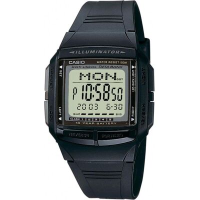 Casio Armbanduhr, Databank - DB-36-1A, Schwarz, (Digitaluhr, 37 mm) Casio Armbanduhr, Databank - DB-36-1A, Schwarz, (Digitaluhr, 37 mm)