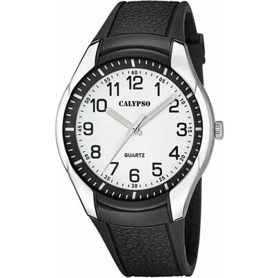 Calypso, Armbanduhr, Street Style, Weiss, Silber, Schwarz, (Analoguhr, 43 mm) Calypso, Armbanduhr, Street Style, Weiss, Silber, Schwarz, (Analoguhr, 43 mm)