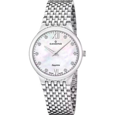 Candino, Armbanduhr, 1947, Silber, (Analoguhr, 33.50 mm) Candino, Armbanduhr, 1947, Silber, (Analoguhr, 33.50 mm)