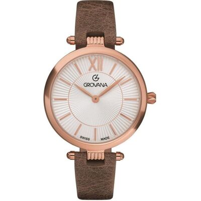 Grovana, Armbanduhr, Florence-Kollektion – Montre-Quarz, hergestellt in der Schweiz, Silber, (Swiss Made) Grovana, Armbanduhr, Florence-Kollektion – Montre-Quarz, hergestellt in der Schweiz, Silber, (Swiss Made)
