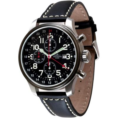 Zeno-Watch Basel, Armbanduhr, Chronograph GMT, (Analoguhr, Swiss Made, 47.50 mm) Zeno-Watch Basel, Armbanduhr, Chronograph GMT, (Analoguhr, Swiss Made, 47.50 mm)