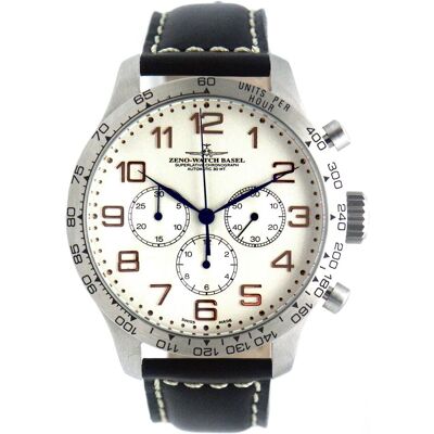 Zeno-Watch Basel, Armbanduhr, OS Tachymeter Retro, (Analoguhr, Chronograph, Swiss Made, 47.50 mm) Zeno-Watch Basel, Armbanduhr, OS Tachymeter Retro, (Analoguhr, Chronograph, Swiss Made, 47.50 mm)