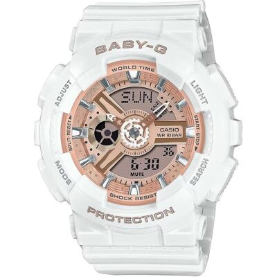Casio Armbanduhr, Baby-G, Weiss, (Hybrid Uhr, 43.40 mm) Casio Armbanduhr, Baby-G, Weiss, (Hybrid Uhr, 43.40 mm)