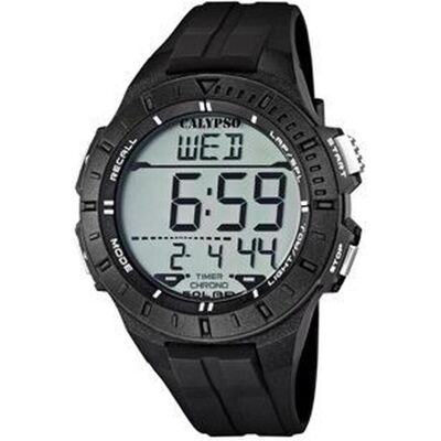 Calypso, Armbanduhr, Color Splash, Schwarz, Grau, (Chronograph) Calypso, Armbanduhr, Color Splash, Schwarz, Grau, (Chronograph)