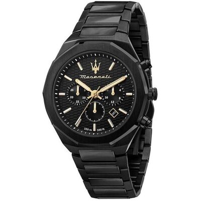 Maserati, Armbanduhr, MÄNNER R8873642005 (zs024b), Schwarz, (Chronograph, 45 mm) Maserati, Armbanduhr, MÄNNER R8873642005 (zs024b), Schwarz, (Chronograph, 45 mm)