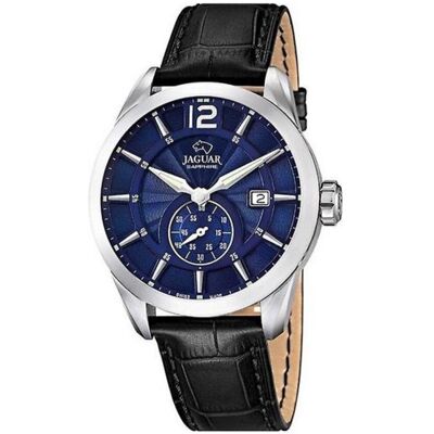 Jaguar, Armbanduhr, WATCHES Mod. J663/2, Schwarz, Blau, (Swiss Made, 43 mm) Jaguar, Armbanduhr, WATCHES Mod. J663/2, Schwarz, Blau, (Swiss Made, 43 mm)