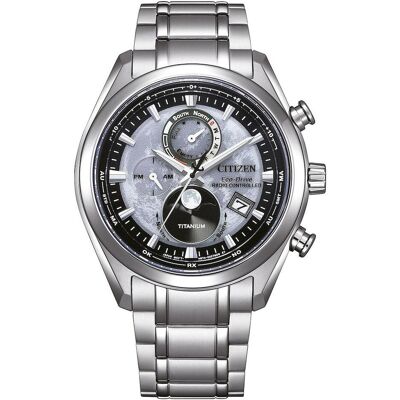 Citizen Armbanduhr, BY1010-81H, Silber, (Funkuhr, Mondphasenuhr, 43 mm) Citizen Armbanduhr, BY1010-81H, Silber, (Funkuhr, Mondphasenuhr, 43 mm)