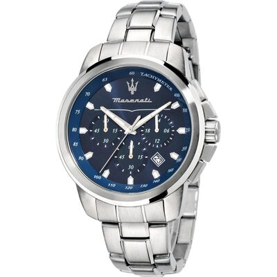 Maserati, Armbanduhr, Successo, Silber, (Chronograph, 44 mm) Maserati, Armbanduhr, Successo, Silber, (Chronograph, 44 mm)