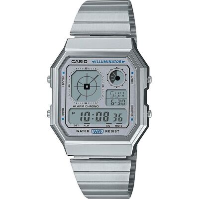 Casio Armbanduhr, A130WE-7AEF, Silber, (40.50 mm) Casio Armbanduhr, A130WE-7AEF, Silber, (40.50 mm)