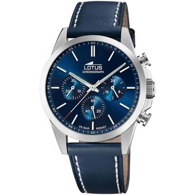 Lotus Armbanduhr, 18990/2, Blau, Silber, (Chronograph, 42 mm) Lotus Armbanduhr, 18990/2, Blau, Silber, (Chronograph, 42 mm)