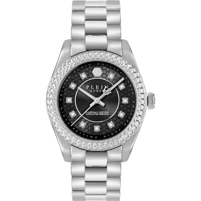 Philipp Plein, Armbanduhr, PW7FA0126, Schwarz, Silber, (Analoguhr, 36 mm) Philipp Plein, Armbanduhr, PW7FA0126, Schwarz, Silber, (Analoguhr, 36 mm)