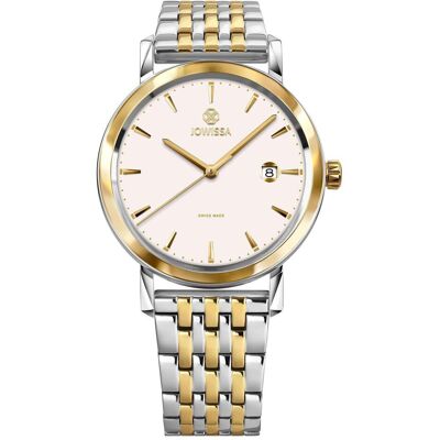 Jowissa, Armbanduhr, Mango Bicolor, Silber, Gold, (40 mm) Jowissa, Armbanduhr, Mango Bicolor, Silber, Gold, (40 mm)