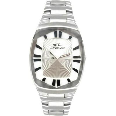 Chronotech, Armbanduhr, Damenuhr CT7065L-01M (Ø 30 mm), Silber, Blau, (30 mm) Chronotech, Armbanduhr, Damenuhr CT7065L-01M (Ø 30 mm), Silber, Blau, (30 mm)
