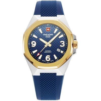 Swiss Alpine Military, Armbanduhr, Avenger, Blau, (Analoguhr, 42 mm) Swiss Alpine Military, Armbanduhr, Avenger, Blau, (Analoguhr, 42 mm)