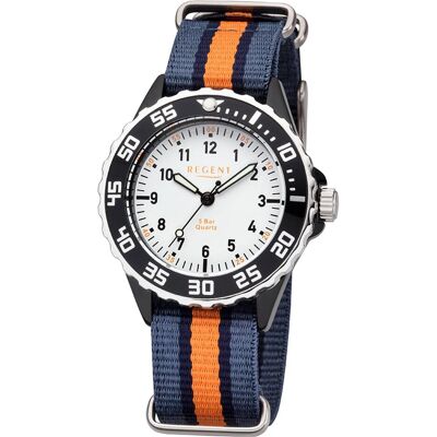 Regent, Armbanduhr, Kinderuhr, Orange, (36 mm) Regent, Armbanduhr, Kinderuhr, Orange, (36 mm)