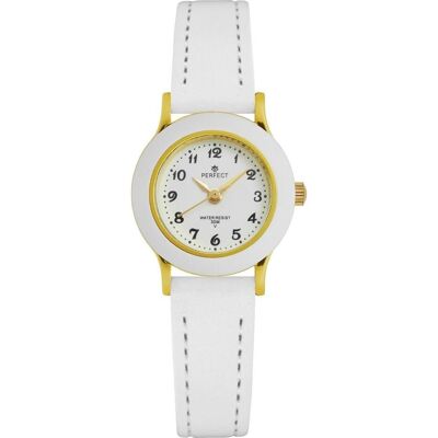 Perfect Day, Armbanduhr, Kommunion-Kinderuhr LP195-02, Weiss, Gold, (Analoguhr, 24.10 mm) Perfect Day, Armbanduhr, Kommunion-Kinderuhr LP195-02, Weiss, Gold, (Analoguhr, 24.10 mm)
