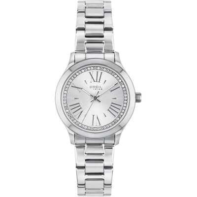 Breil, Armbanduhr, Elegantes Damenarmband mit verschleissfestem Glas und Alltagstauglichkeit, Silber, (Analoguhr, 30 mm) Breil, Armbanduhr, Elegantes Damenarmband mit verschleissfestem Glas und Alltagstauglichkeit, Silber, (Analoguhr, 30 mm)