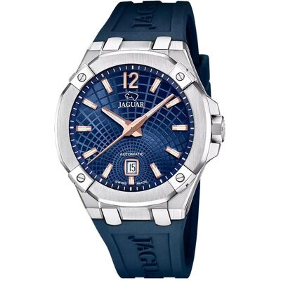 Jaguar, Armbanduhr, J1030/2, Blau, Türkis, Silber, (Analoguhr, 44 mm) Jaguar, Armbanduhr, J1030/2, Blau, Türkis, Silber, (Analoguhr, 44 mm)