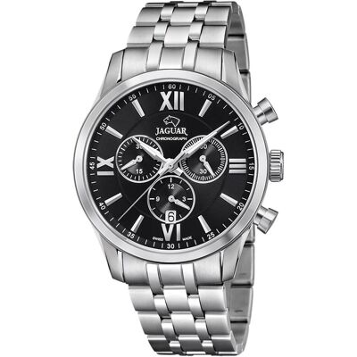 Jaguar, Armbanduhr, Acamar, Silber, (Analoguhr, Chronograph, 42 mm) Jaguar, Armbanduhr, Acamar, Silber, (Analoguhr, Chronograph, 42 mm)