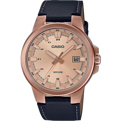 Casio Armbanduhr, Collection - MTP-E173RL-5AVEF, Gold, Braun, Rosa, (Analoguhr, 41.50 mm) Casio Armbanduhr, Collection - MTP-E173RL-5AVEF, Gold, Braun, Rosa, (Analoguhr, 41.50 mm)