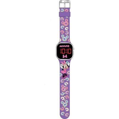Accutime, Armbanduhr, LED-Kinderuhr Disneys Minnie Maus (lila), Digitaluhr mit LED-Anzeige für Uhrzeit und Dat..., Violett, (Digitaluhr, 38 mm) Accutime, Armbanduhr, LED-Kinderuhr Disneys Minnie Maus (lila), Digitaluhr mit LED-Anzeige für Uhrzeit und Dat..., Violett, (Digitaluhr, 38 mm)